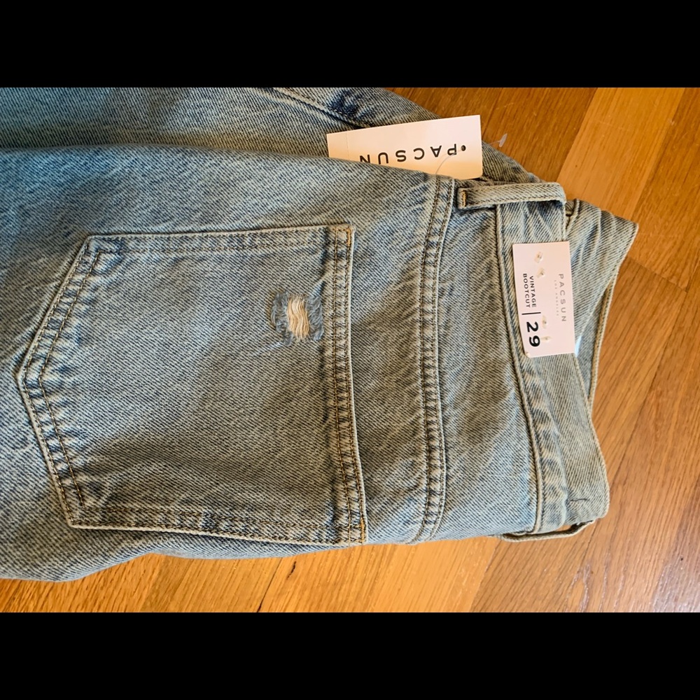 PacSun Medium Blue Vintage Boot Cut Jeans - Picture 6 of 6